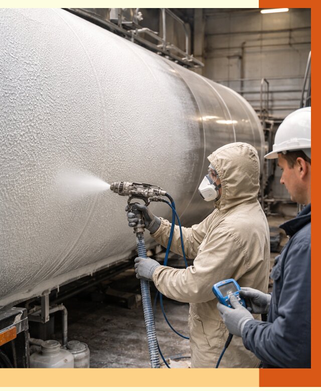 Утепление автоцистерны жидкой теплоизоляцией в ессентуках от 14786 руб. под ключ | ТепломастерСсн