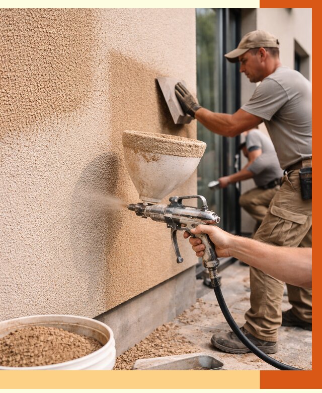 Утепление фасада жидкой пробкой в ессентуках от 4895 руб./м² под ключ | ТепломастерСсн