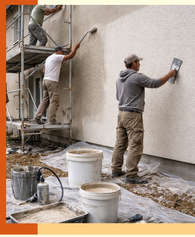 Утепление фасада жидкой пробкой в ессентуках