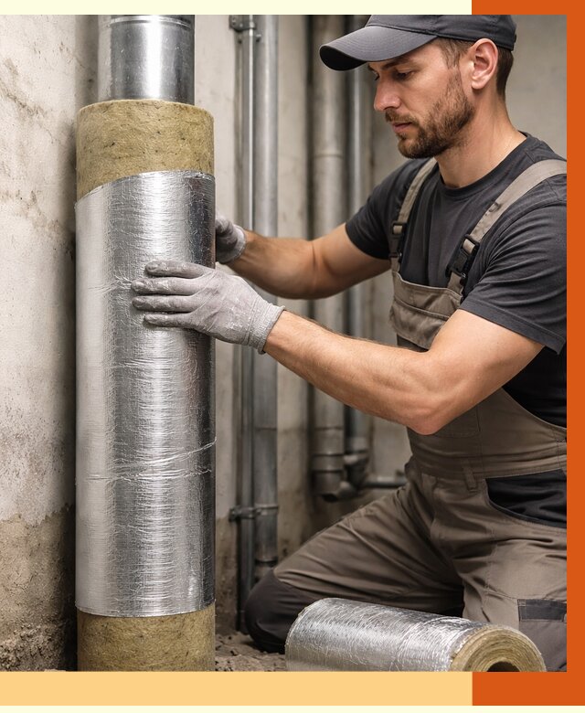 Шумоизоляция труб в ессентуках от 1224 руб. — шумоподавление и звукоизоляция труб | ТепломастерСсн