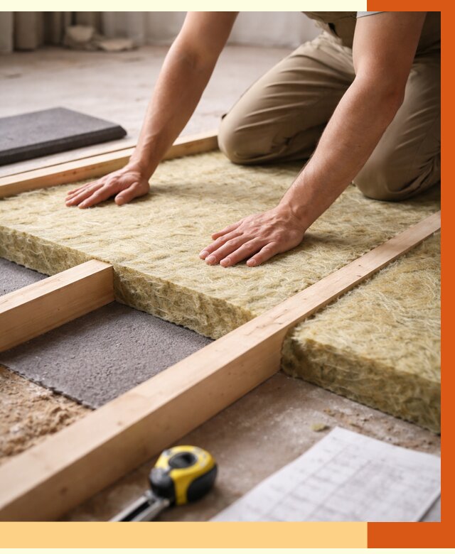 Шумоизоляция пола в ессентуках от 1275 руб./м² — профессиональная звукоизоляция | ТепломастерСсн