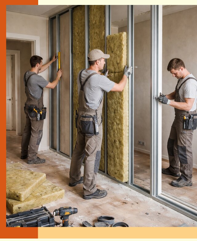 Шумоизоляция межкомнатных перегородок в ессентуках эффективно и надёжно