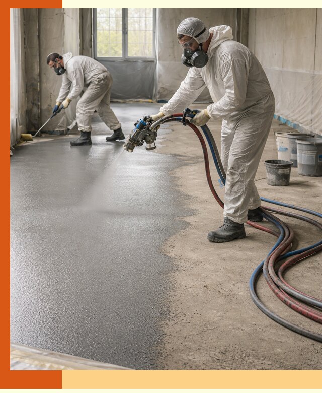 Гидроизоляция полимочевиной полов и конструкций в ессентуках