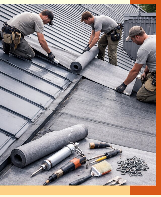 Гидроизоляция металлической кровли полимочевиной в ессентуках от 8667 руб. | ТепломастерСсн