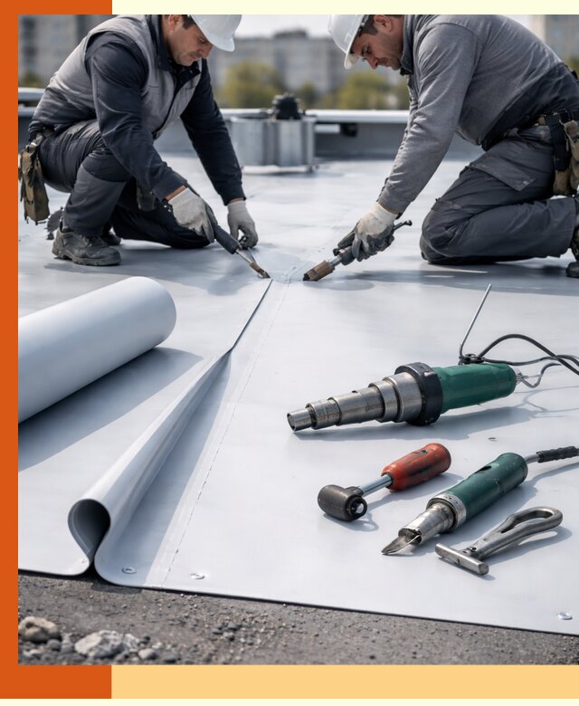 Гидроизоляция мембранной кровли в ессентуках: монтаж и ремонт быстро