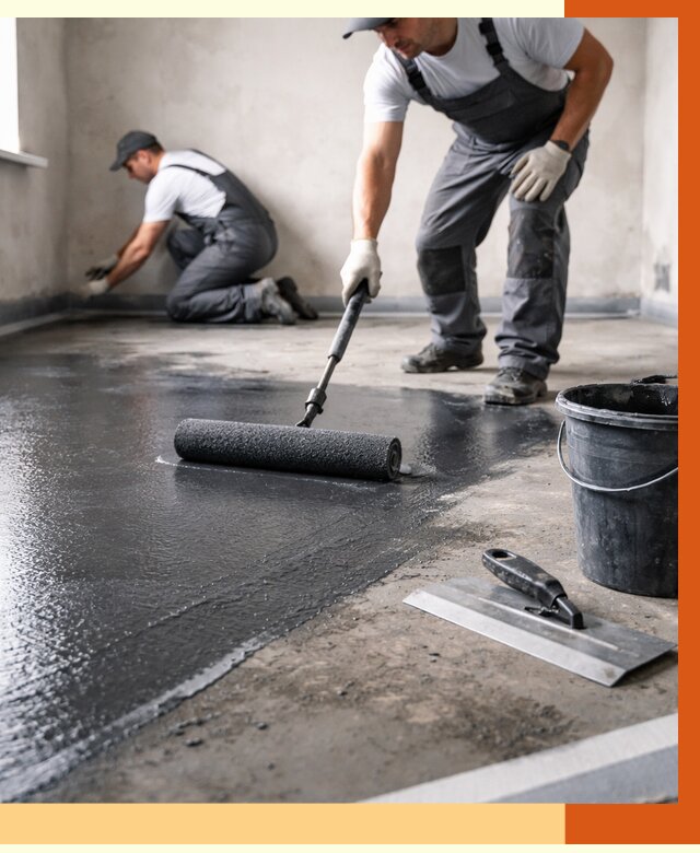 Профессиональная гидроизоляция пола в ессентуках от 8667 руб. под ключ | ТепломастерСсн