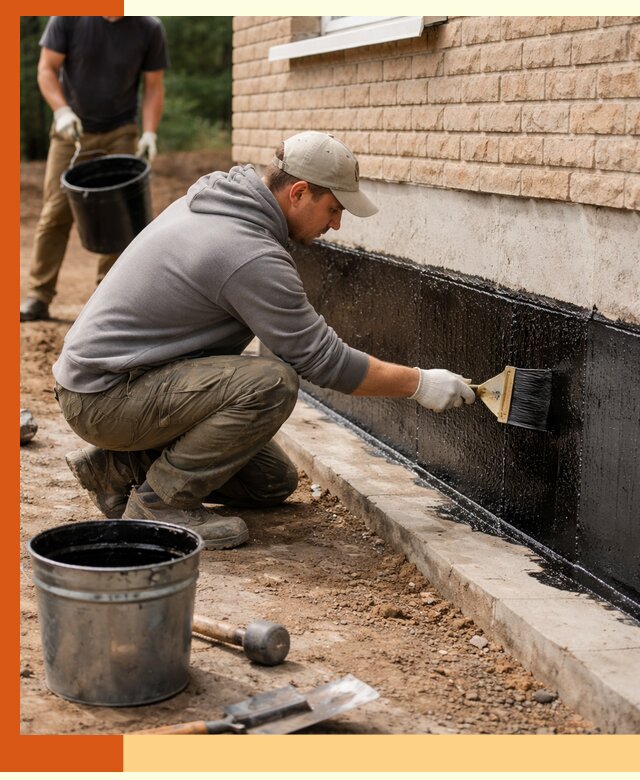 Гидроизоляция цоколя домов и зданий в ессентуках эффективными методами