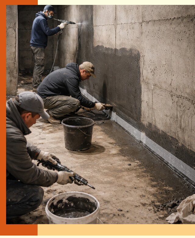 Гидроизоляция подвала в ессентуках — комплексная защита от влаги