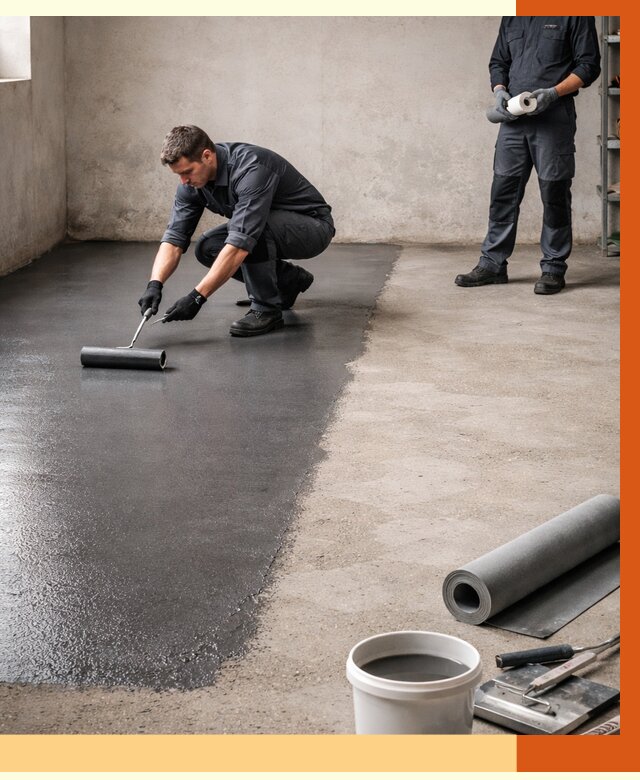 Гидроизоляция гаражного пола в ессентуках от 3569 руб./м² — ТепломастерСсн профессионально