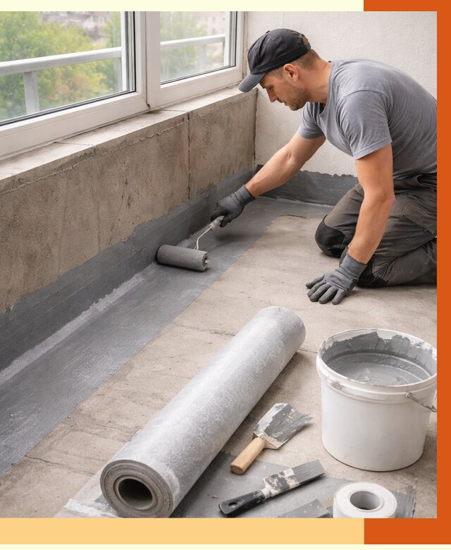 Профессиональная гидроизоляция балкона в ессентуках от 4283 руб. | ТепломастерСсн