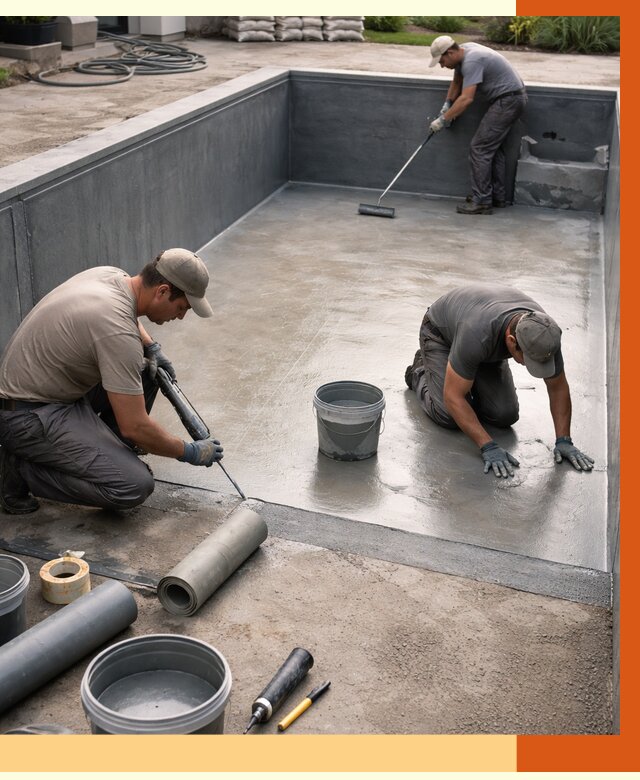 Профессиональная гидроизоляция бассейна в ессентуках от 6628 руб. за м2 | ТепломастерСсн