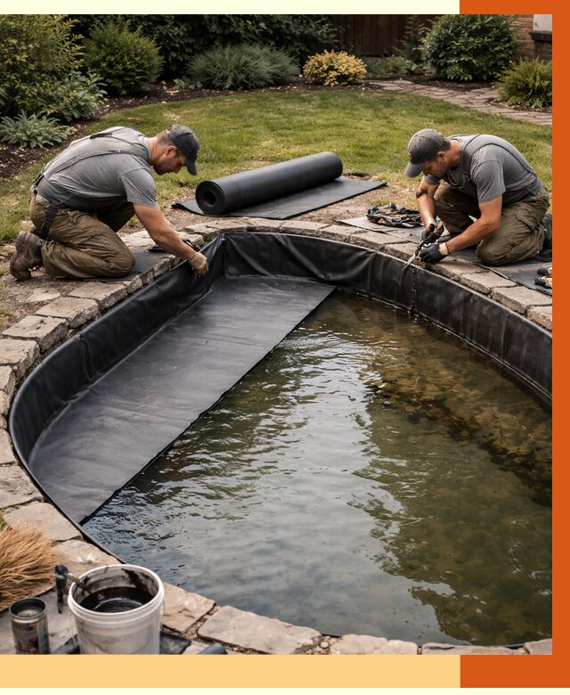 Гидроизоляция пруда в ессентуках от 15296 руб. под ключ | ТепломастерСсн профессионально