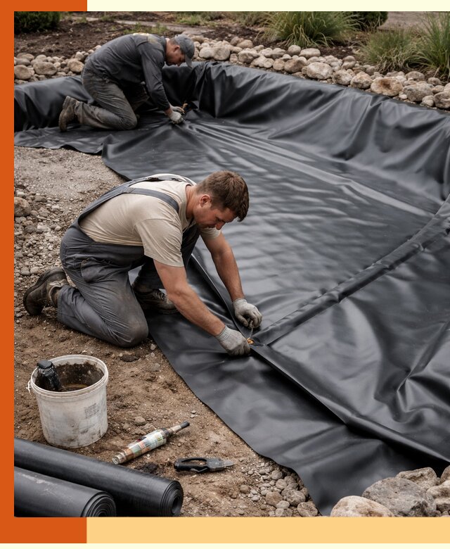 Гидроизоляция пруда в ессентуках: надежная защита и герметизация