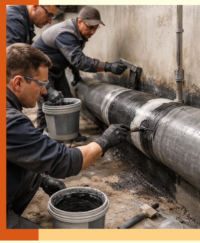 Гидроизоляция труб в ессентуках — защита и герметизация коммуникаций