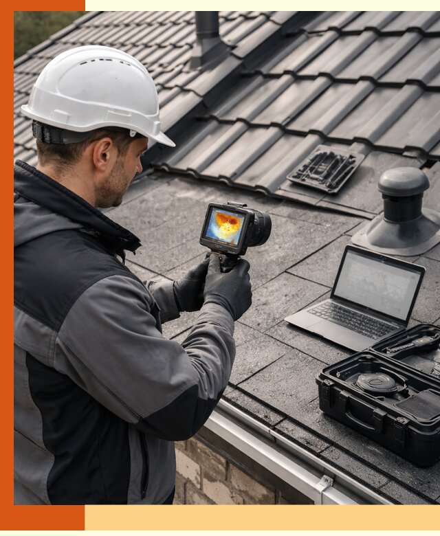 Тепловизионное обследование кровли в ессентуках для выявления дефектов