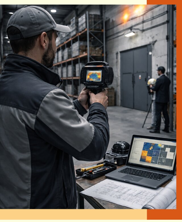 Тепловизионное обследование склада в ессентуках от 6628 руб. | ТепломастерСсн