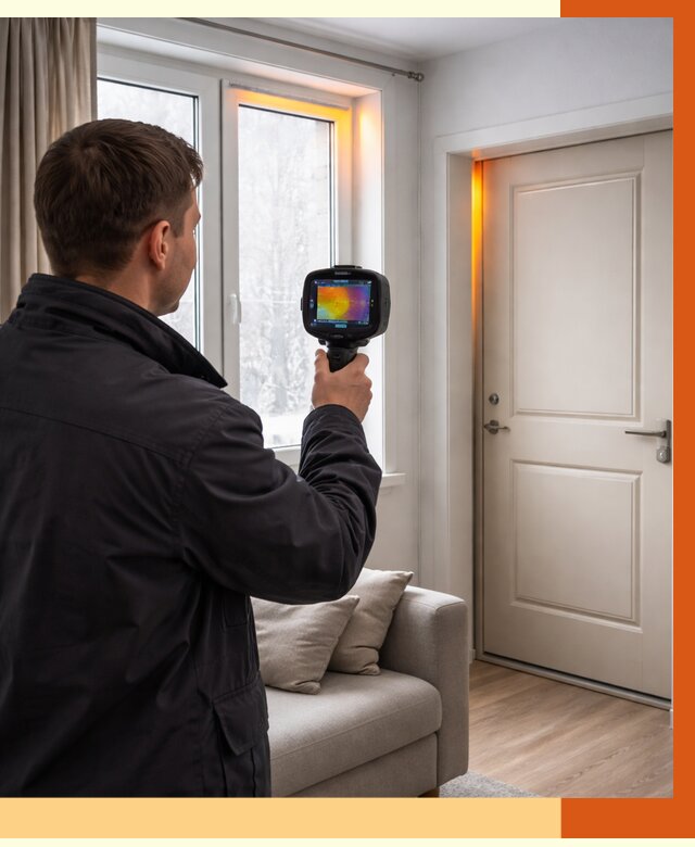 Тепловизионное обследование окон и дверей в ессентуках от 4589 руб. | ТепломастерСсн