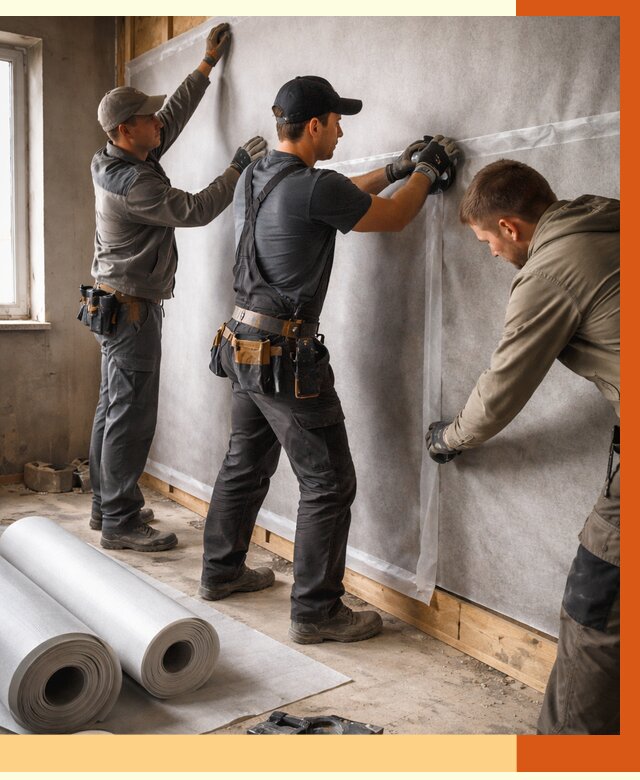 Монтаж ветроизоляции в ессентуках от 4589 руб./м2 — профессионально | ТепломастерСсн