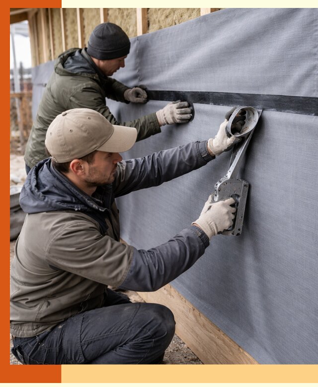 Монтаж ветроизоляции зданий и конструкций в ессентуках