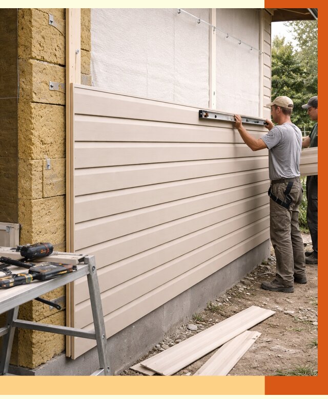 Монтаж сайдинга после утепления в ессентуках от 1886 руб. — обшивка и облицовка | ТепломастерСсн